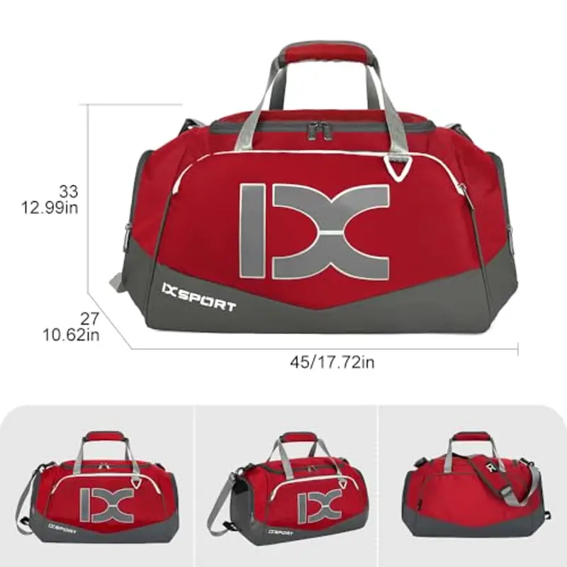 INOXTO Borsone da viaggio Uomo Bianco 1601145 miniatura 3