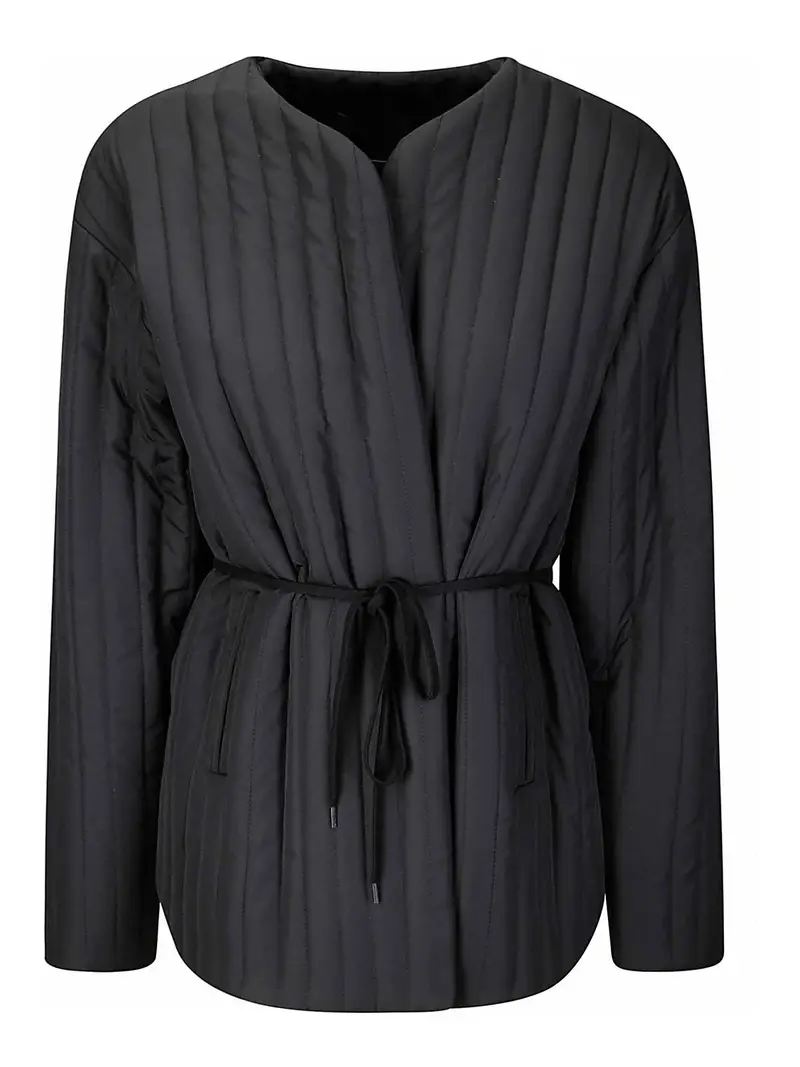 Giacca trapuntata reversibile Nero