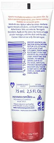 Instituto Español Urea Ultra Hidratación Crema riparatrice avanzata per pelli ruvide o secche, 20%, 75 ml miniatura 2