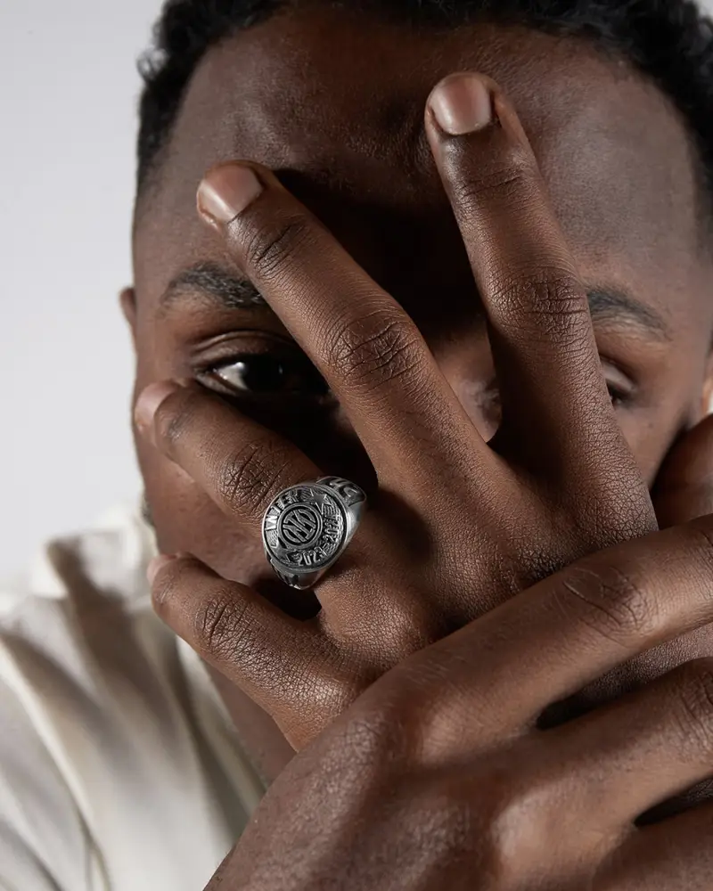 Anello Celebrativo I M 2stars Inter X Nove25 Brunito Lucido miniatura 2