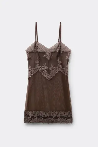 Baby-doll Pretty Flowers Donna Marrone