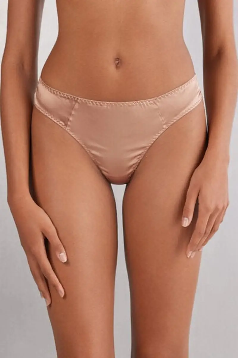 Intimissimi Brasiliana in Seta Donna Naturale Taglia 1