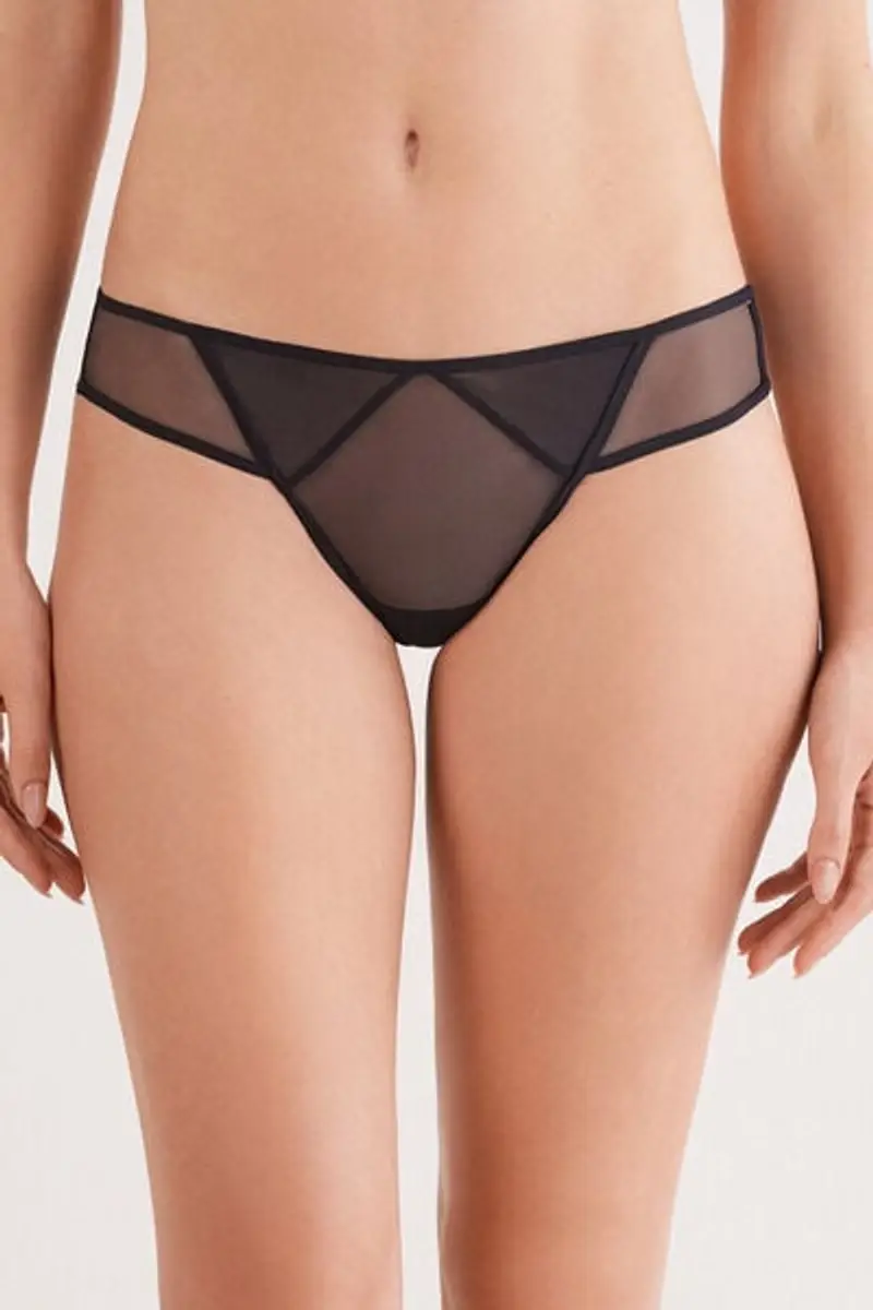 Intimissimi Brasiliana Modern Attitude Donna Nero Taglia 2