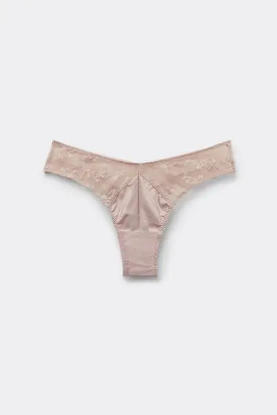 Brasiliana Stile Anni 80 The Art of Lingerie Donna Rosa