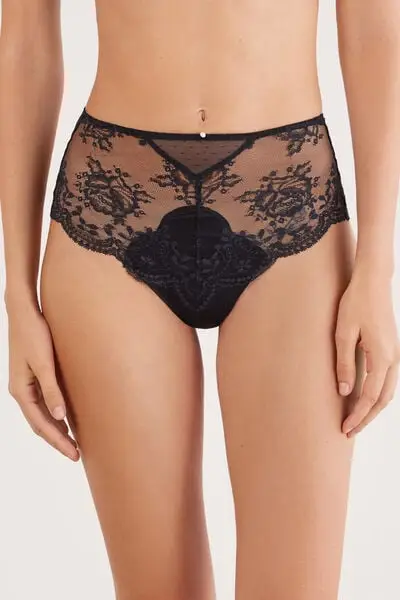 Culotte Brasiliana La Vie en Rose Donna Nero