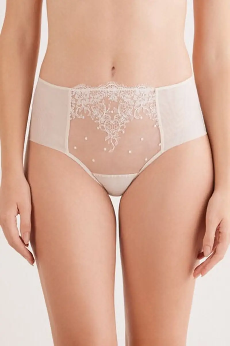 Intimissimi Culotte Brasiliana Luxury Dreams Donna Naturale Taglia 2