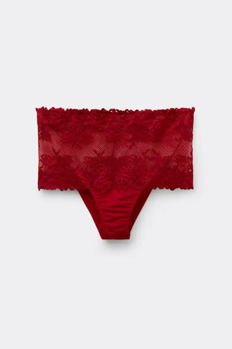 Intimissimi Culotte Brasilianata Pretty Flowers Donna Rosso Taglia 3