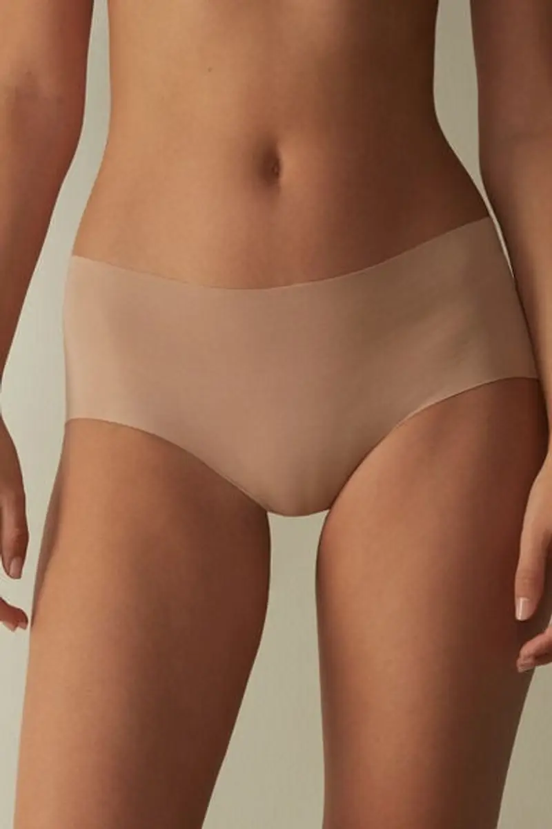Intimissimi Culotte in Cotone Senza Cuciture Donna Naturale Taglia 2