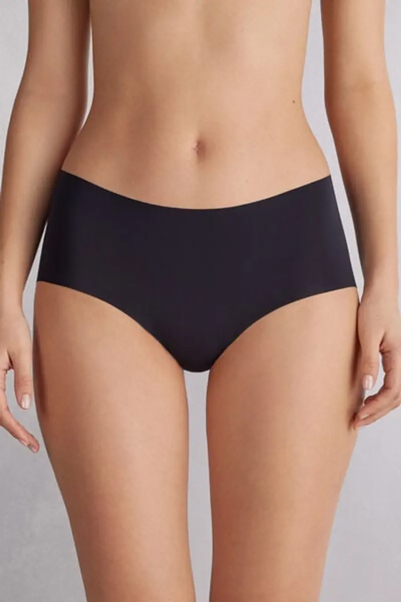 Intimissimi Culotte in Microfibra Senza Cuciture Donna Nero Taglia 2