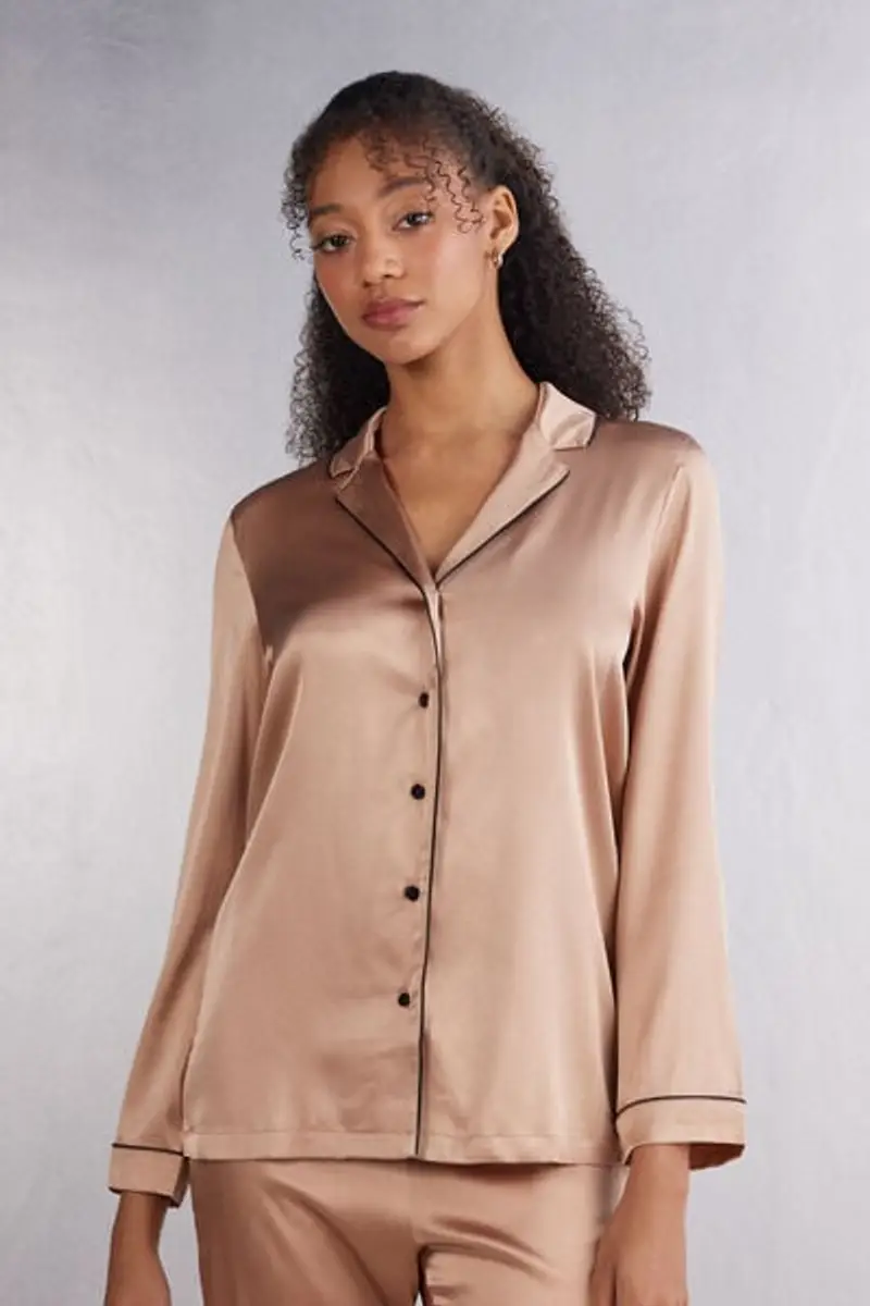 Intimissimi Giacca in Seta a Taglio Uomo Donna Naturale Taglia L