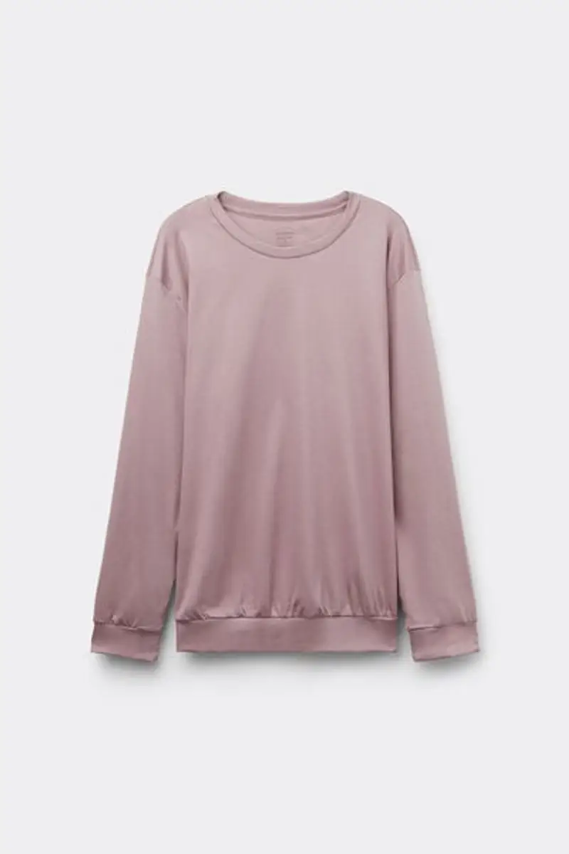 Intimissimi Maglia Manica Lunga in Cotone Elevated Cotton Donna Viola Taglia L