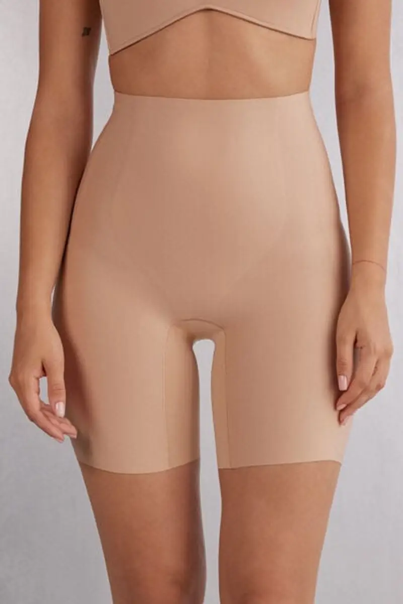 Intimissimi Pantaloncino in Microfibra Taglio Vivo Donna Naturale Taglia M