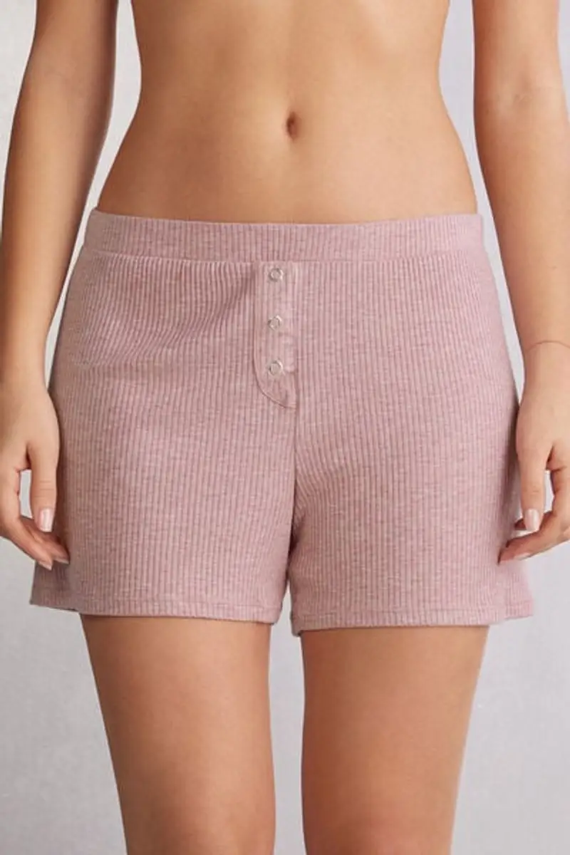 Intimissimi Pantaloncino in Modal Chic Comfort Donna Rosa Scuro Taglia L
