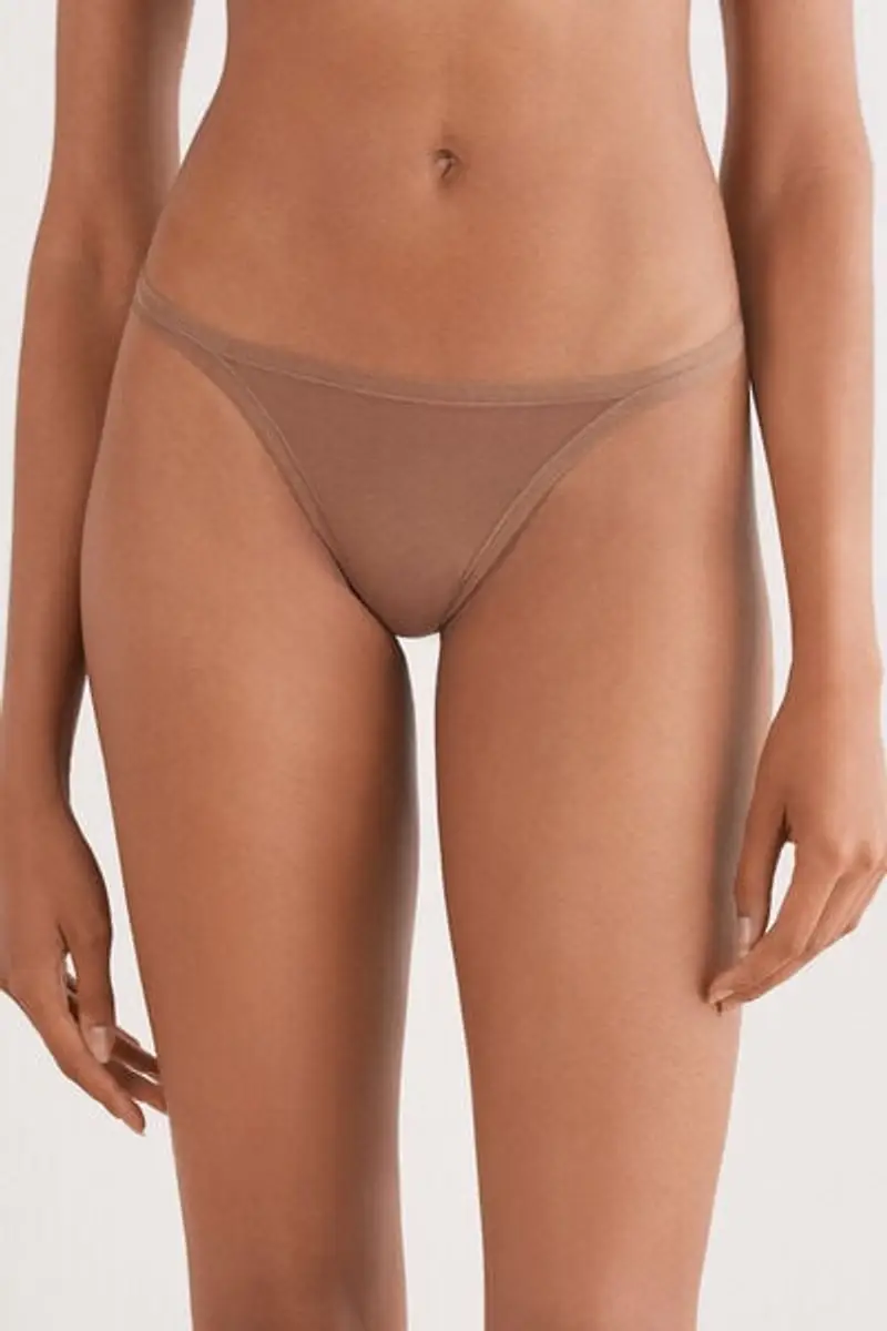 Intimissimi Perizoma Fianchetto in Cotone The Sensual Cotton Donna Naturale Taglia 2