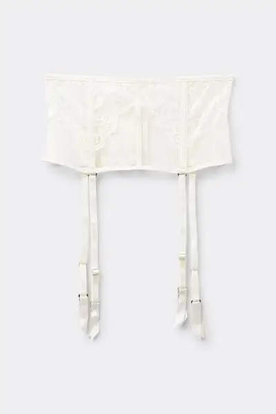 Reggicalze Ethereal Embrace Donna Avorio