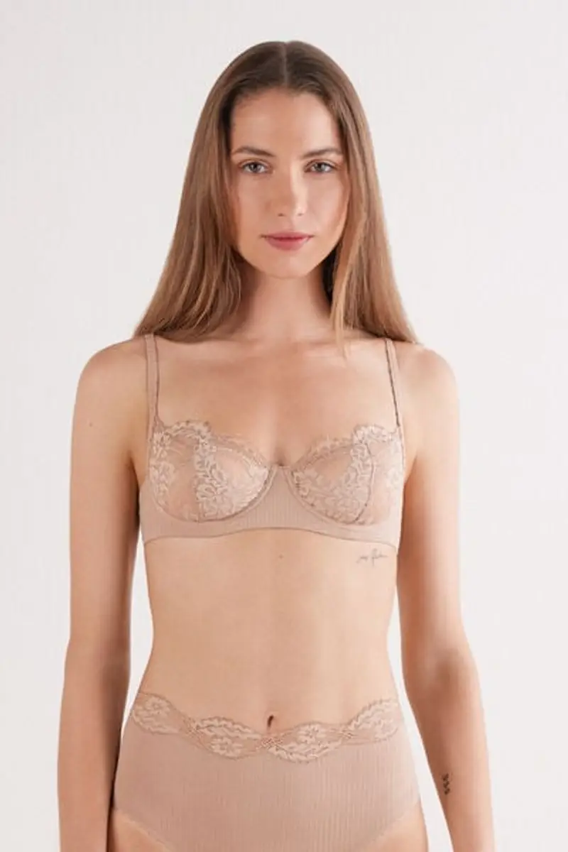 Intimissimi Reggiseno a Balconcino Denise Your Everyday Wear Donna Naturale Taglia 1B