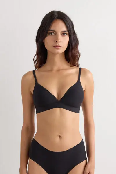Reggiseno a Triangolo Emma Superior Comfort Donna Nero