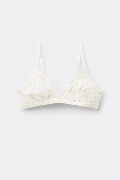 Reggiseno a Triangolo Ethereal Embrace Donna Avorio