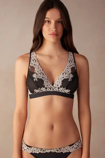 Reggiseno a Triangolo Lara Pretty Flowers Donna Multicolore