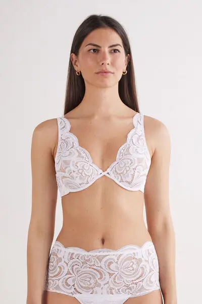 Reggiseno Balconcino Scent of Summer Donna Bianco