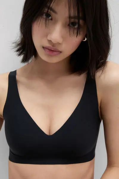 Reggiseno Brassière Aria in Microfibra Donna Nero