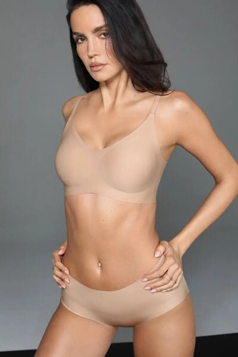 Intimissimi Reggiseno Brassiere Eri in Microfibra Donna Naturale Taglia L/XL