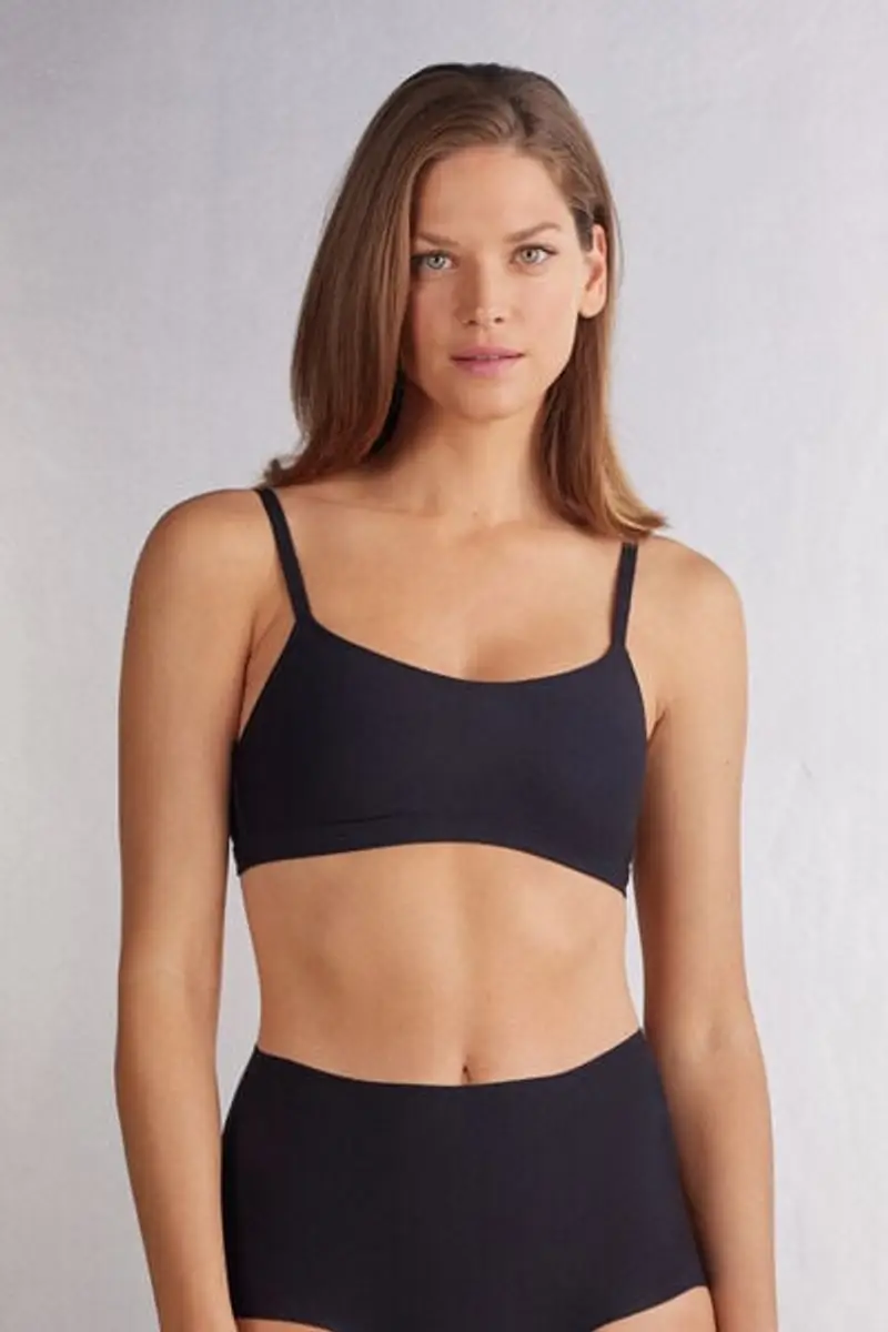 Intimissimi Reggiseno Brassiere Erica Superior Comfort Donna Nero Taglia L