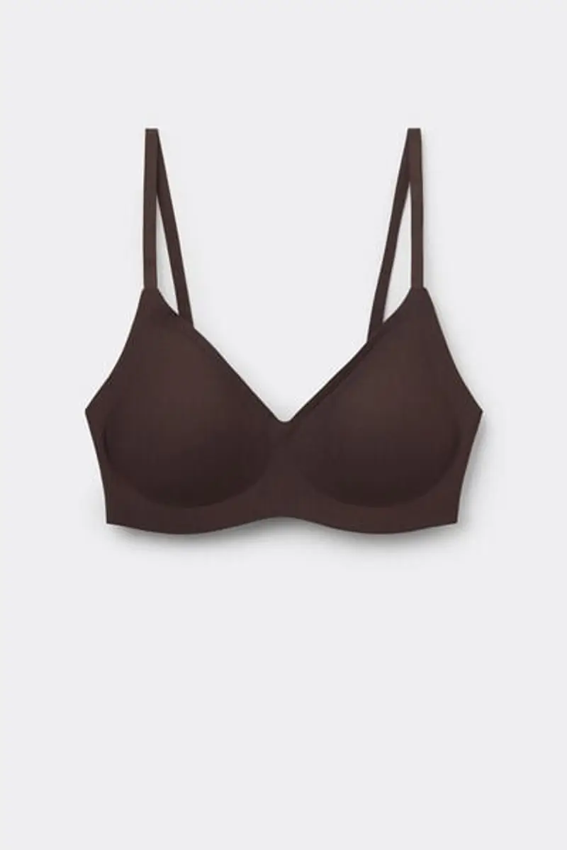 Intimissimi Reggiseno Brassiere Laila in Microfibra Donna Marrone Taglia L