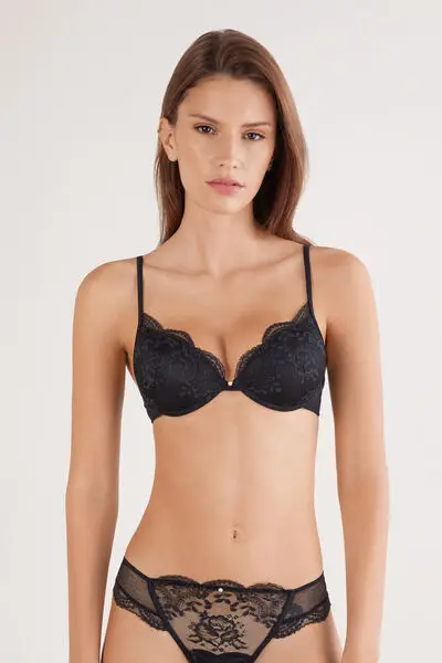 Reggiseno Push-up Bellissima La Vie en Rose Donna Nero