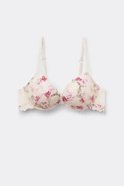 Reggiseno Push-up Bellissima Stampa Pretty Flowers Donna Stampa