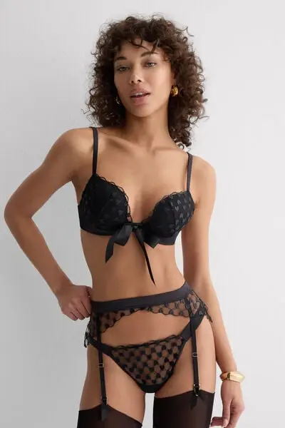 Reggiseno Push-up Monica The Love Club Donna Nero