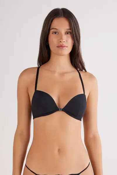 Reggiseno Silvia Filler Bra Aperto Davanti The Star of the Show Donna Nero