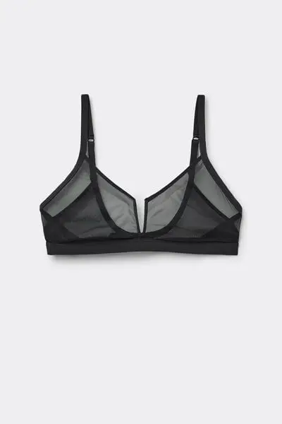 Reggiseno Triangolo Invisible Touch Donna Nero