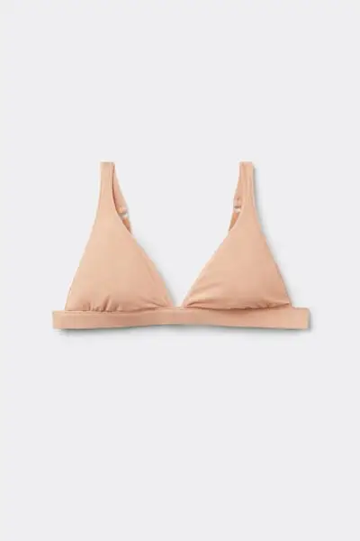 Reggiseno Triangolo Marica in Cotone Ultralight Cotton Donna Naturale