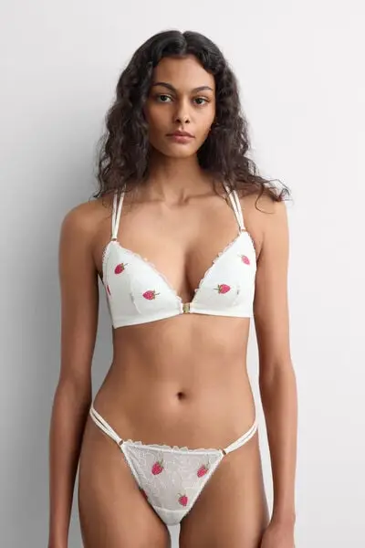 Reggiseno Triangolo Tiziana Sweet as a Berry Donna Avorio