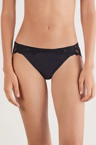 Intimissimi Slip Donna Nero 4115789