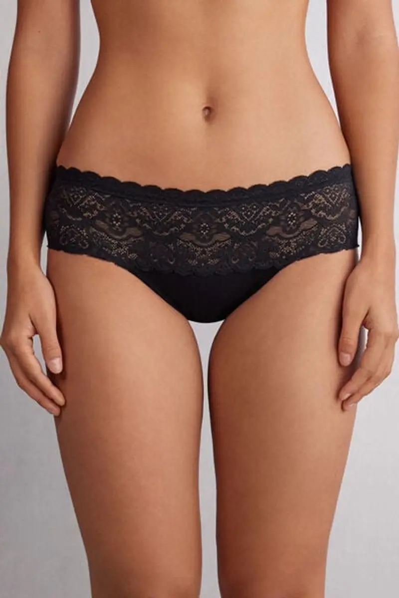 Intimissimi Slip Donna Nero 1079360