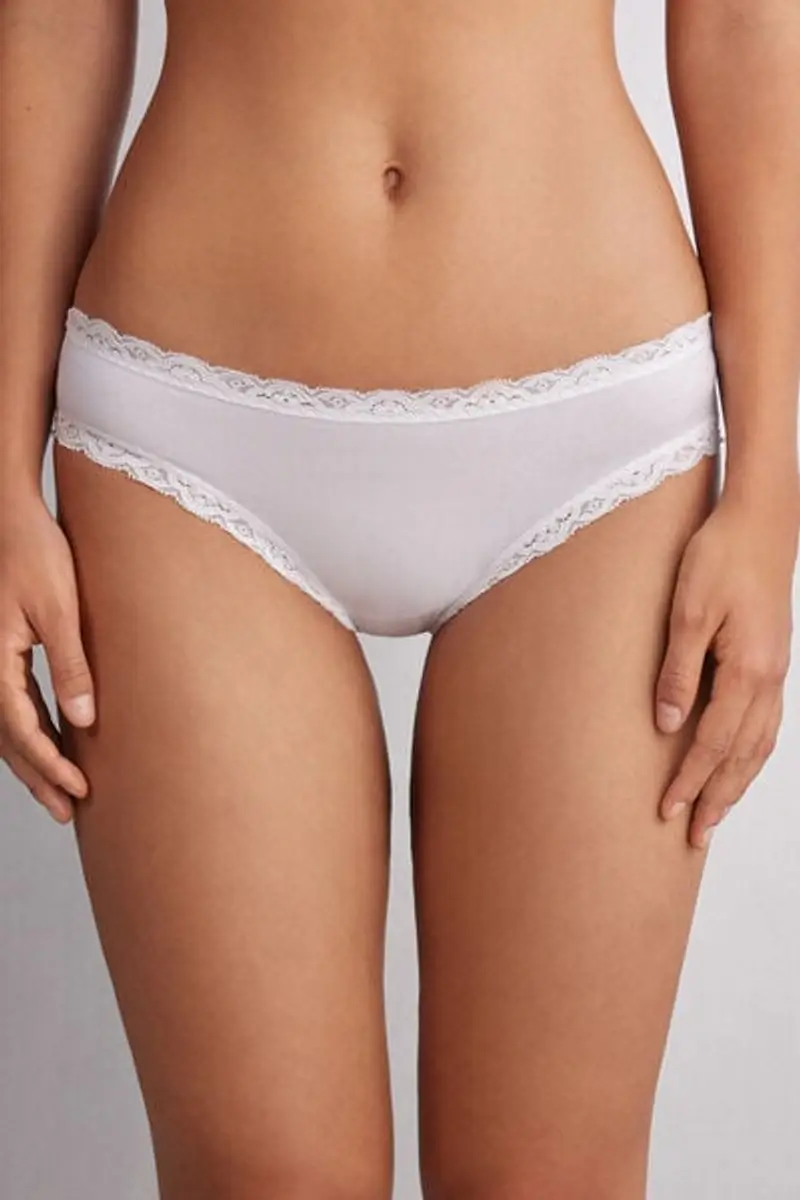 Intimissimi Slip Donna Bianco 2315776