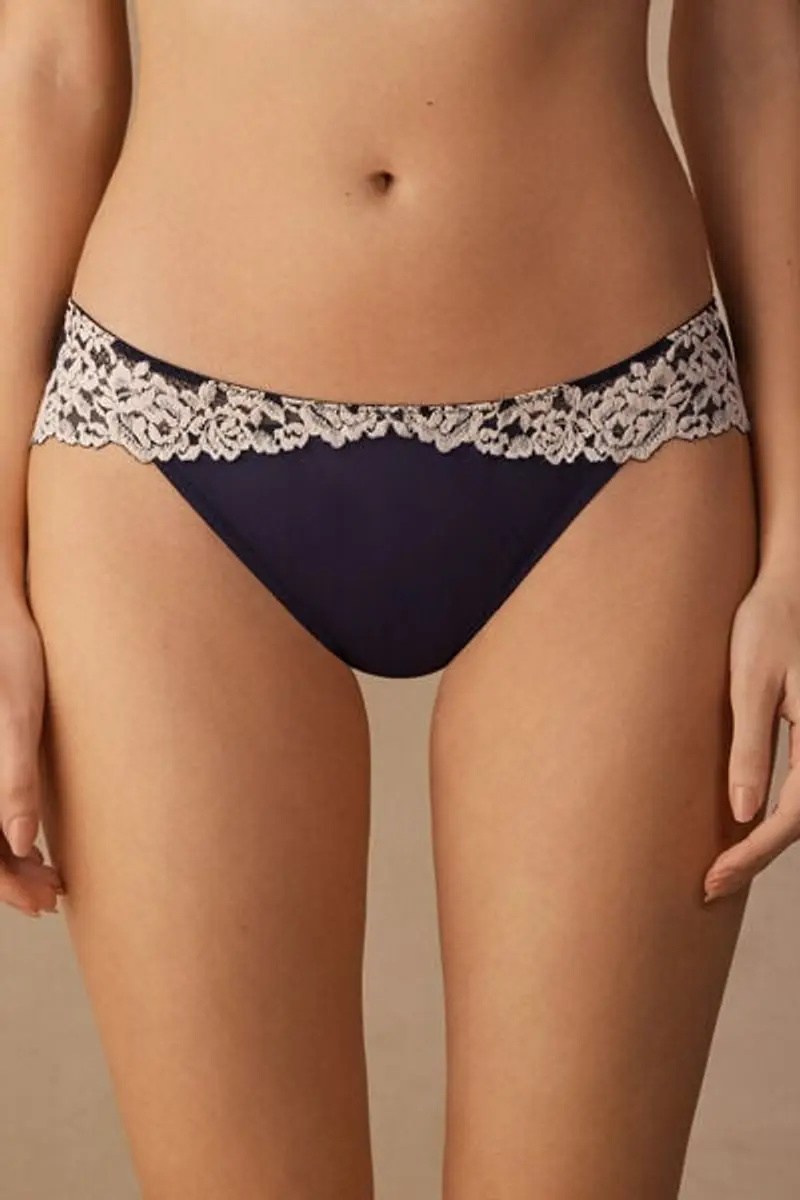 Intimissimi Slip Donna Blu 1079268
