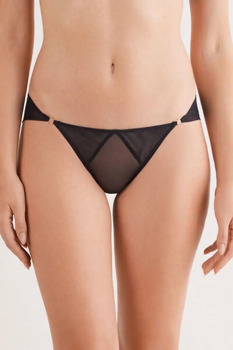 Intimissimi Slip Donna Nero 1341193