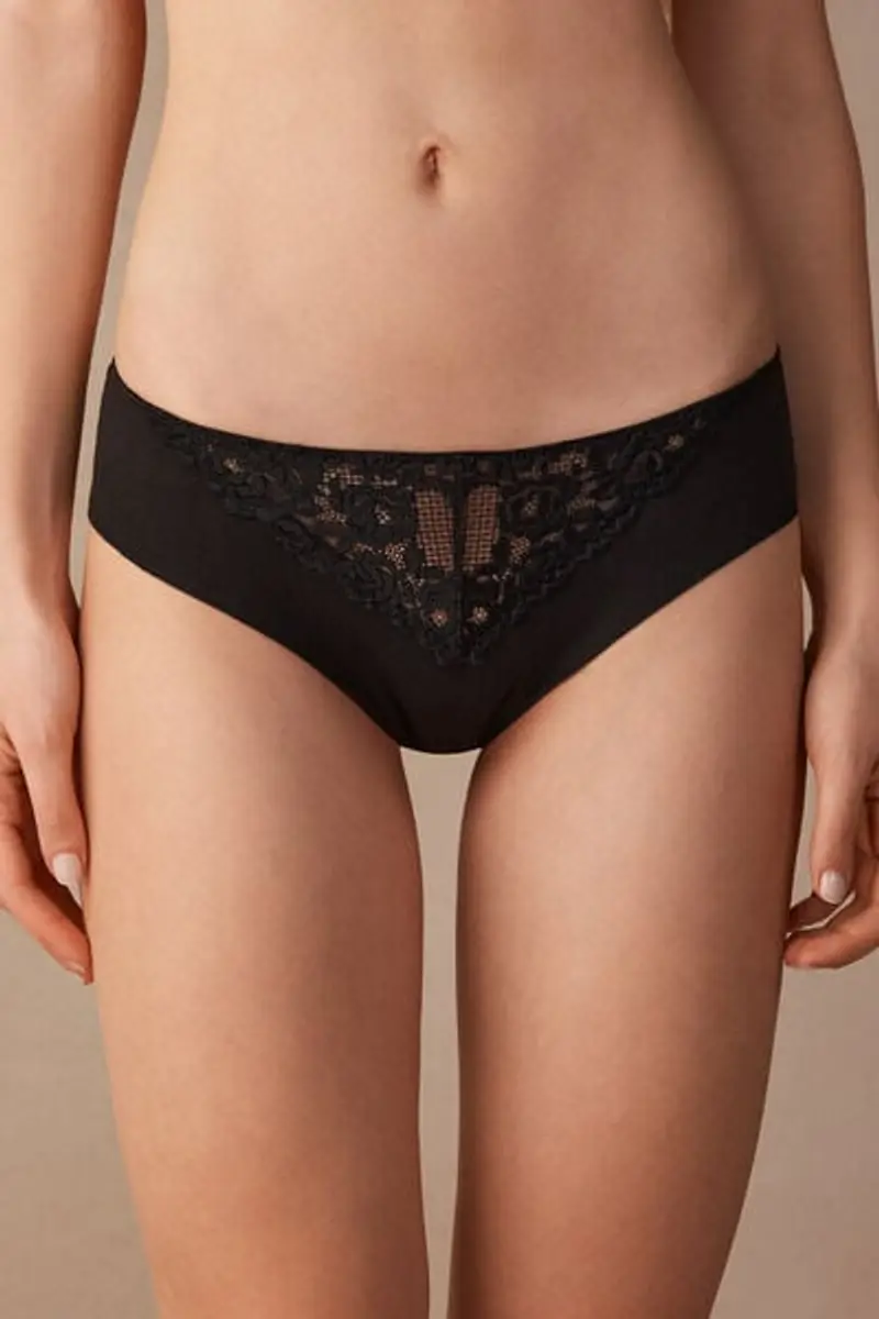 Intimissimi Slip Donna Nero 1079272