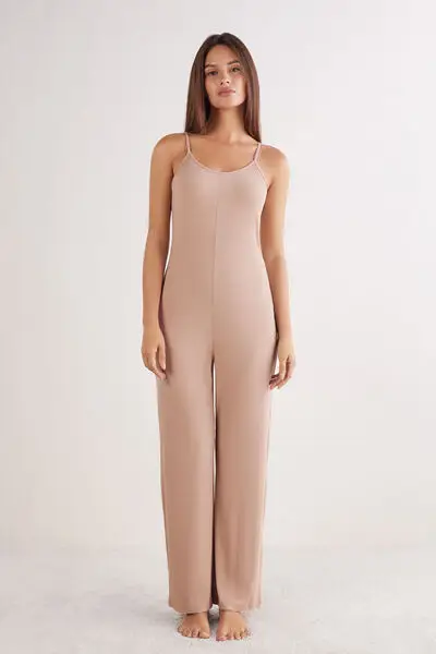 Tuta Jumpsuit a Costine Your Everyday Wear Donna Naturale
