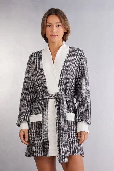 Vestaglia Royal Elegance Donna Nero