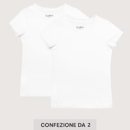 Intimitaly Set di 2 Magliette Intime per Bambini, 100% Cotone Caldo, Anallergiche, Traspiranti, Unisex, 3 miniatura 3