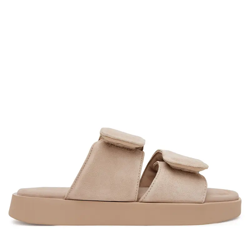 Ciabatte Inuikii Classic Suede Velcro 70104-128 Beige