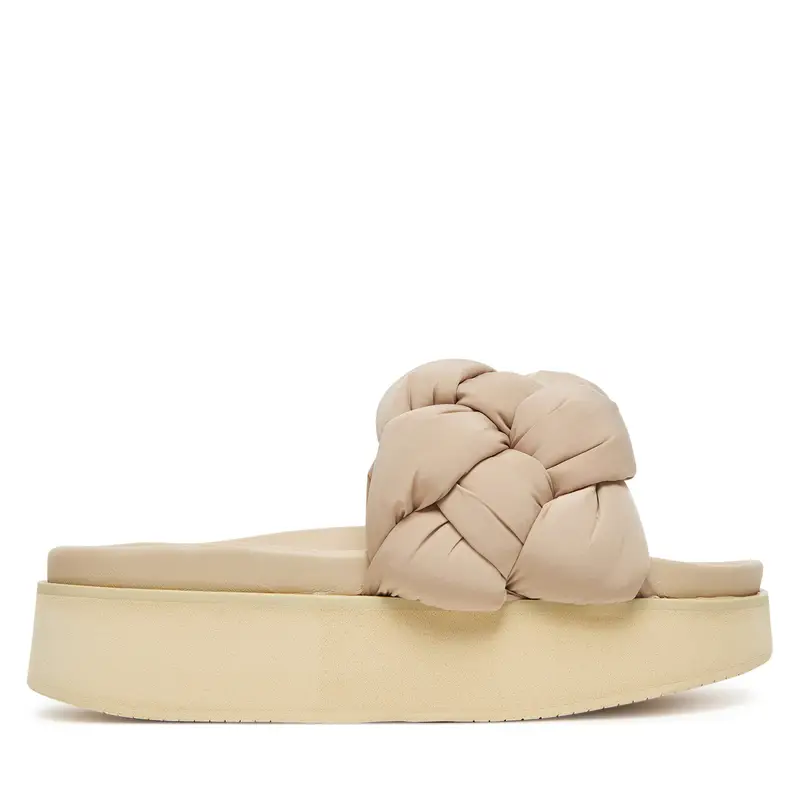 Ciabatte Inuikii Puffer Braided 70103-177 Beige