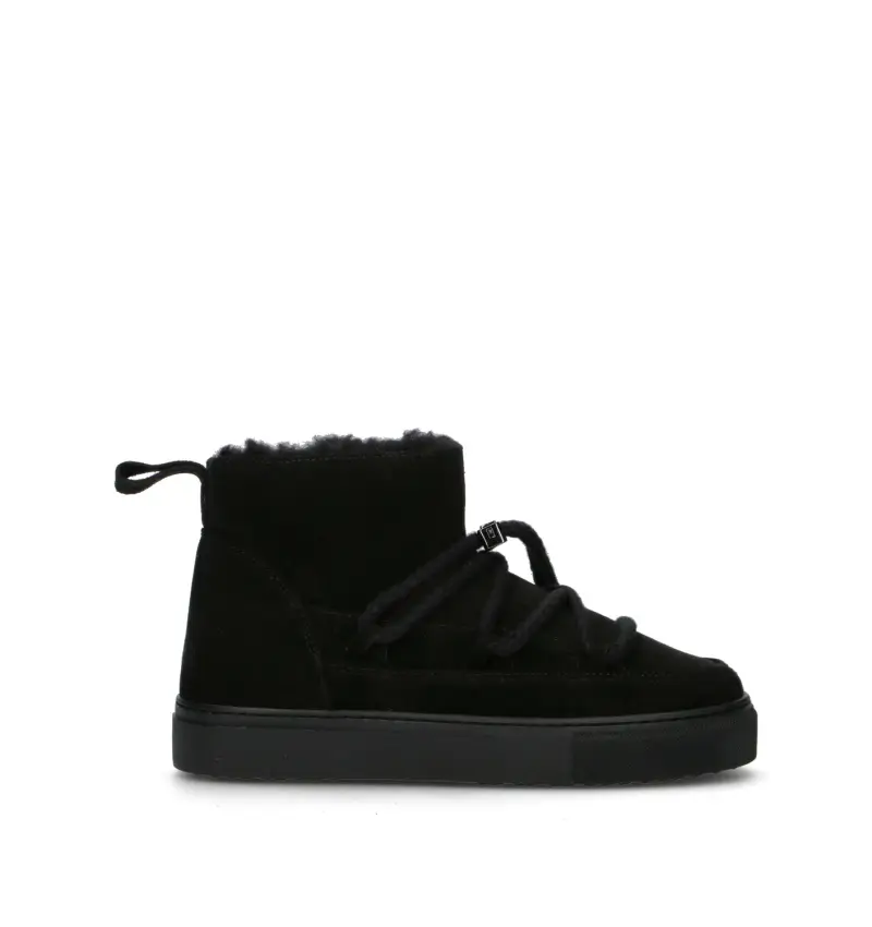 Doposci donna nero in suede Vario