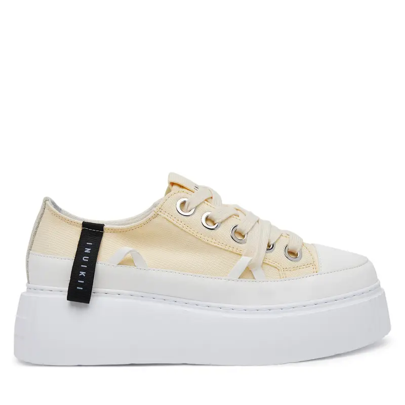 Inuikii Sneakers Matilda Canvas Low Giallo