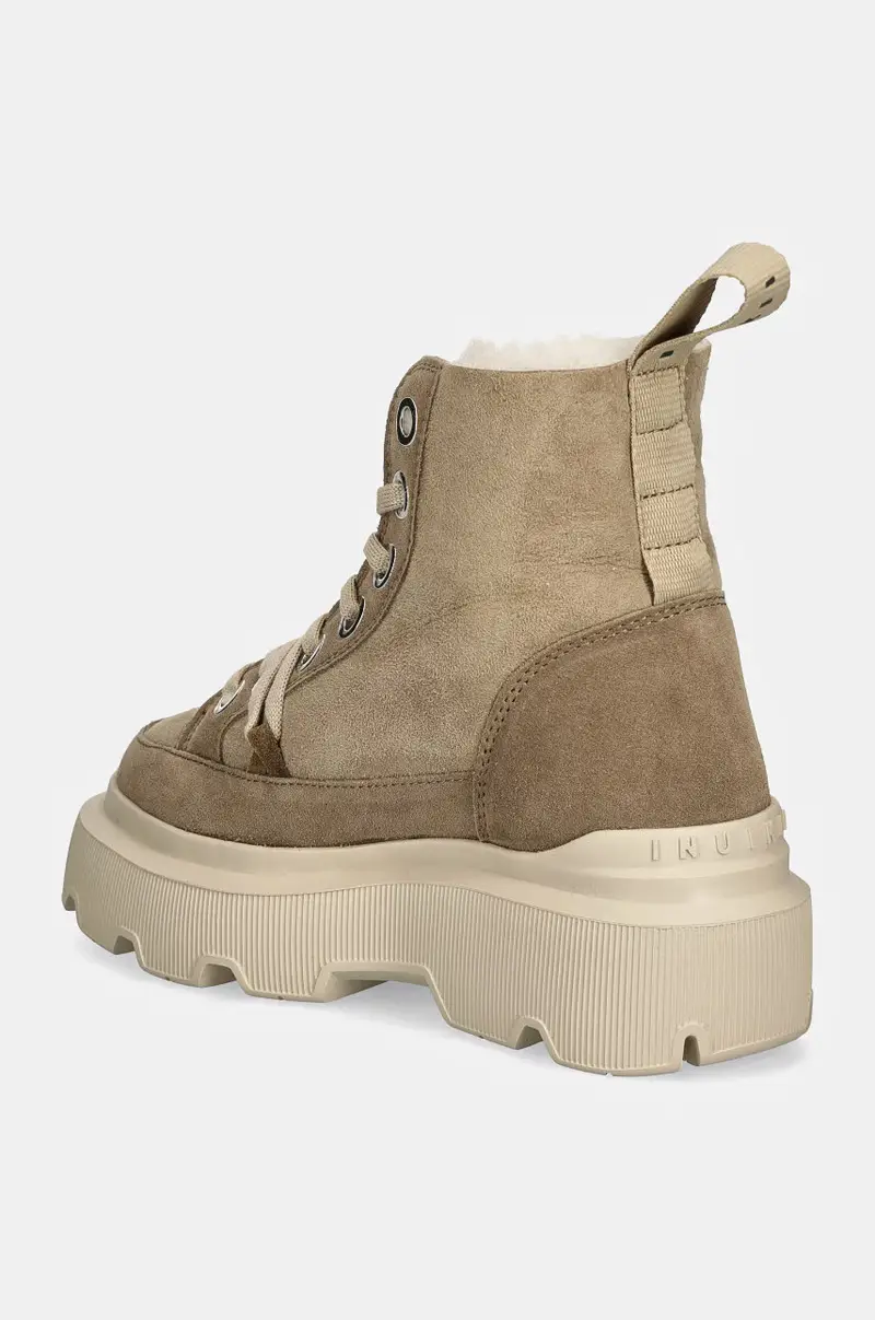 scarpe in camoscio Matilda Shearling colore beige 35203-028 miniatura 3