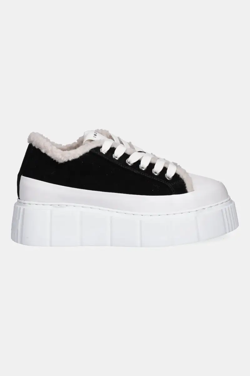 sneakers in camoscio Matilda Curly donna colore nero 1001.001.0381.000 miniatura 2